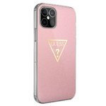 Etui GUESS Apple iPhone 12 Mini Metallic Collection Różowy Hardcase
