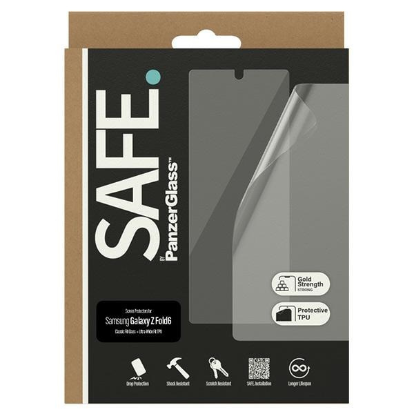 SAFE by PanzerGlass Sam Z Fold6 F956 Bundle 2in1 Screen Protector Ultra Wide-Fit + TPU Classic Fit SAFE95869