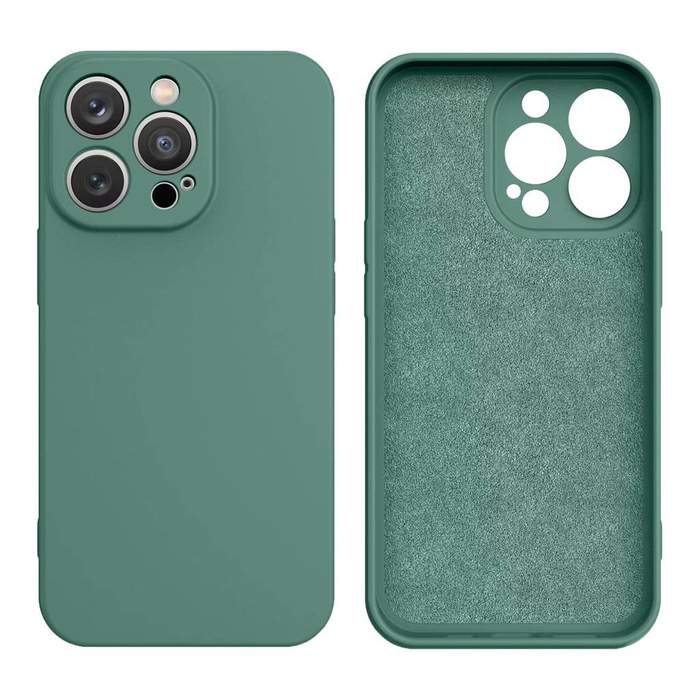 Etui Silicone Case Etui iPhone 14 Plus Silikonowy Pokrowiec Zielone Case