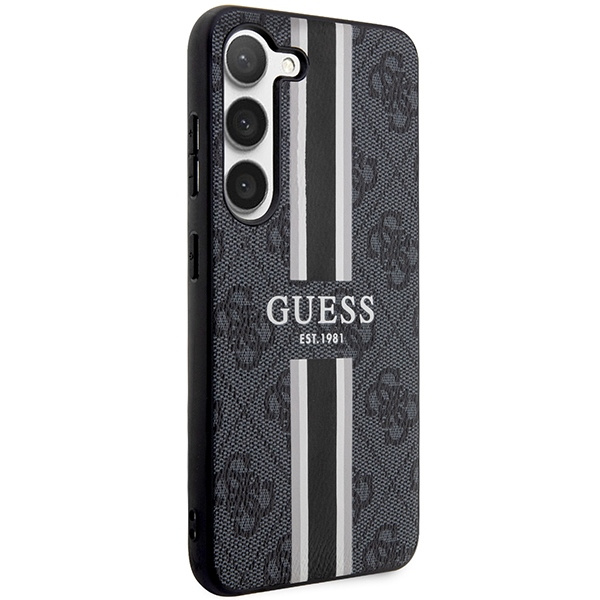 Etui Guess GUHCS23SP4RPSK S23 S911 czarny/black hardcase 4G Printed Stripe Case