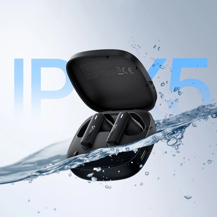 BASEUS słuchawki bezprzewodowe bluetooth TWS E19 czarne