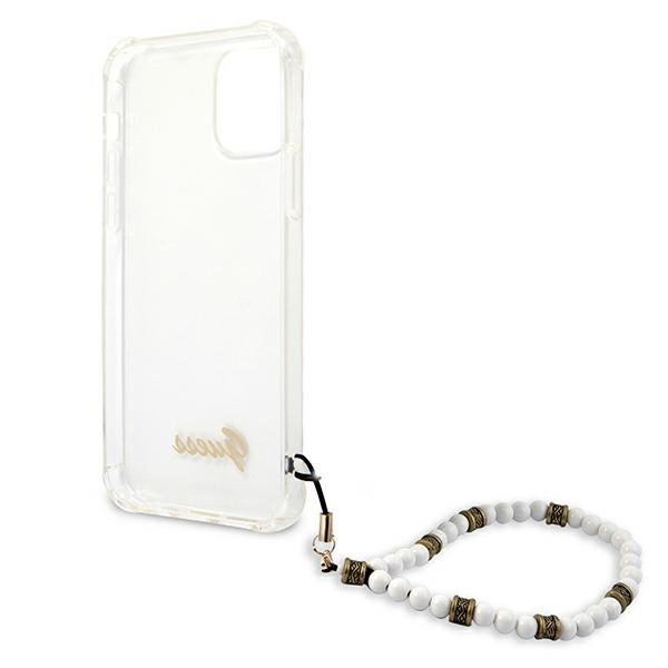 Etui GUESS Apple iPhone 12 Pro Max White Pearl Bezbarwny Hardcase