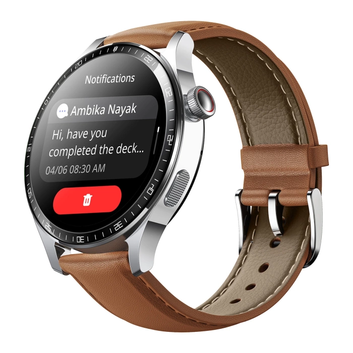 Smartwatch Joyroom Classic Series JR-FC2 Pro z funkcją odbierania połączeń - srebrny