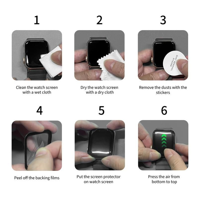 Szkło Hybrydowe Hofi Hybrid Pro+ 2-pack Huawei Watch Fit 3 Black