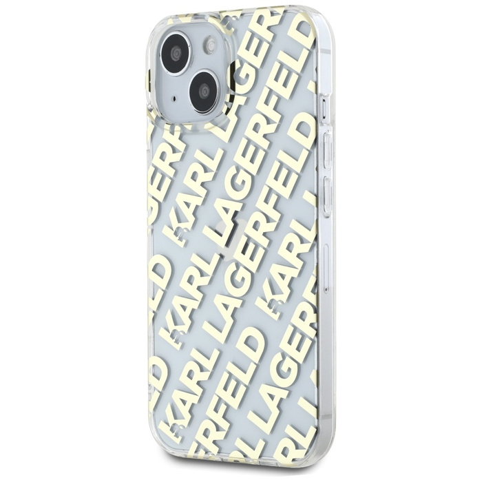 Karl Lagerfeld KLHCP15SHKFOEMD iPhone 15 / 14 / 13 6.1" złoty/gold hardcase IML Fullover  Logo
