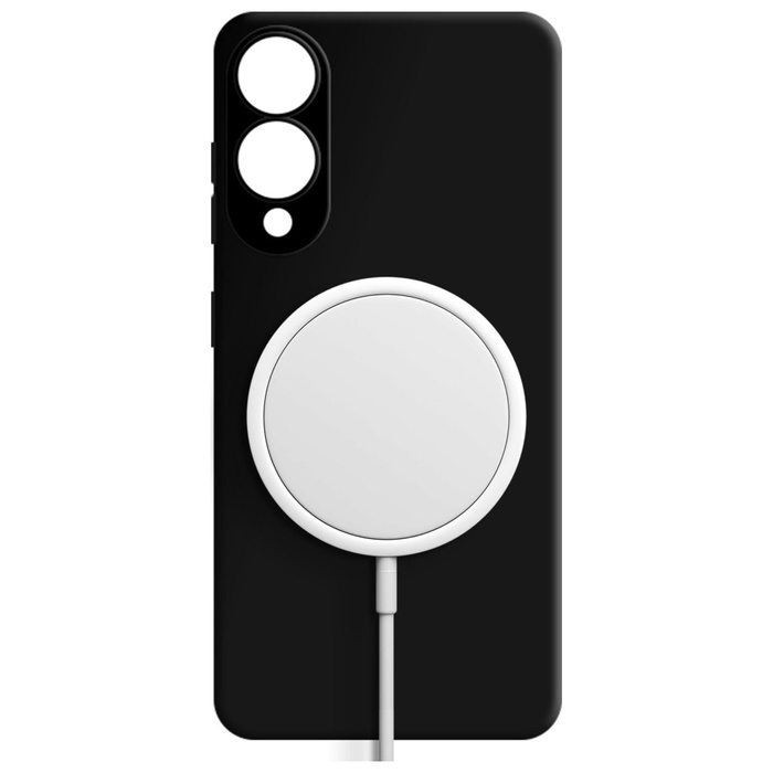 Etui 3MK HARDY Silicone MagCase do       Samsung Galaxy S25 Edge czarny