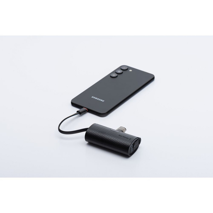 Powerbank Forcell F-Energy Power Plug F5K3 PD 20W 5000 mAh z wbudowanym złączem USB C czarny