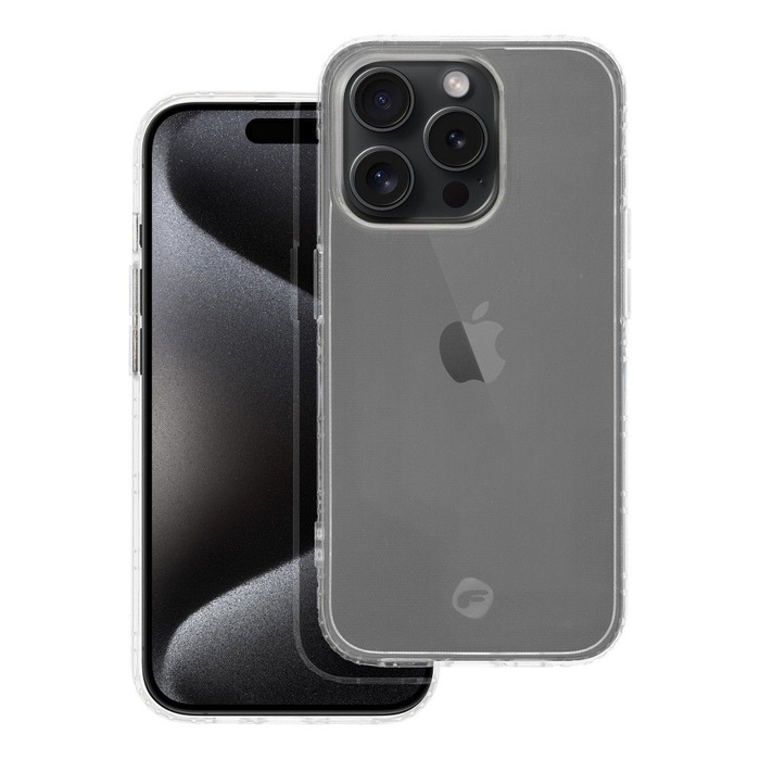 FORCELL F-PROTECT Long Lasting futerał do IPHONE 15 Pro transparentny