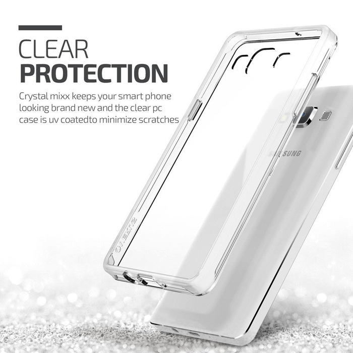 Etui Samsung Galaxy A7 VERUS Crystal Mixx Clear Przezroczysty Jak Spigen SGP Pokrowiec