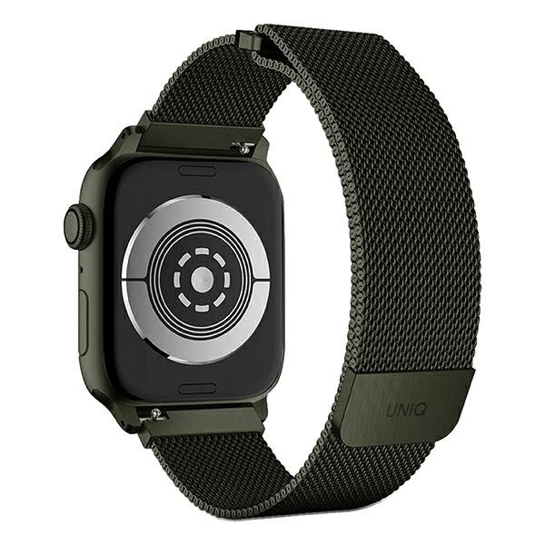 UNIQ pasek Dante Apple Watch Series 4/5/6/7/SE 40/41mm. Stainless Steel zielony/green