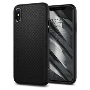 Spigen iPhone X XS Etui Liquid Air Czarne Case Apple