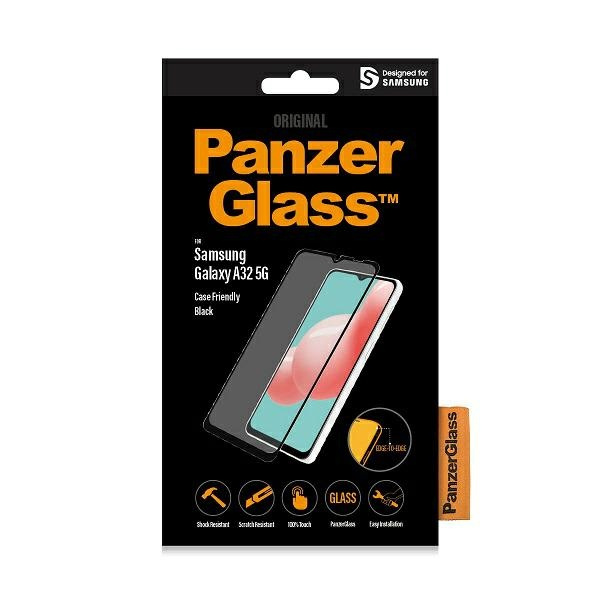PanzerGlass E2E Regular Samsung A32 5G Case Friendly czarny/black