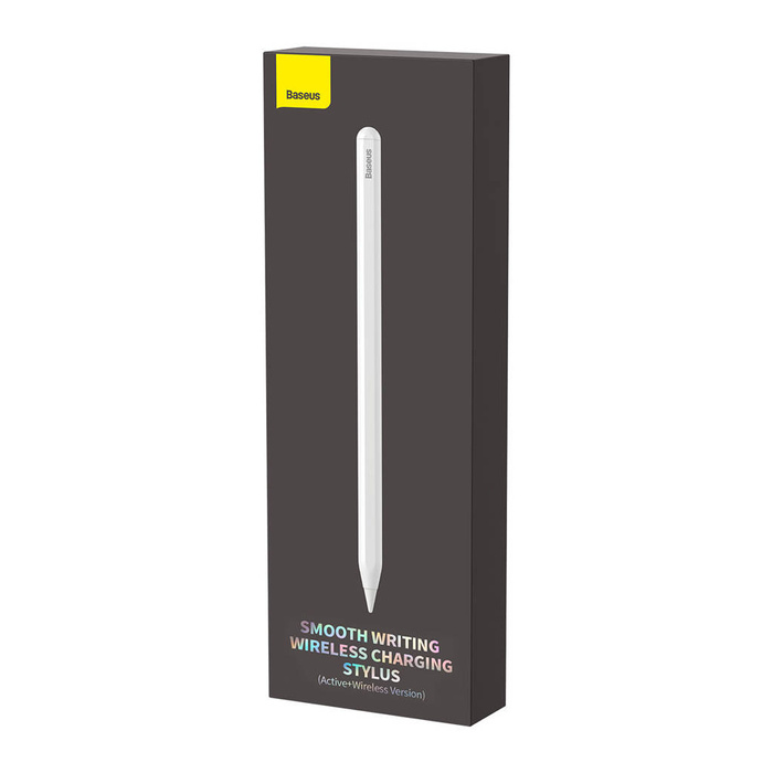 Baseus rysik z bezprzewodowym ładowaniem do iPad biały + wymienna końcówka