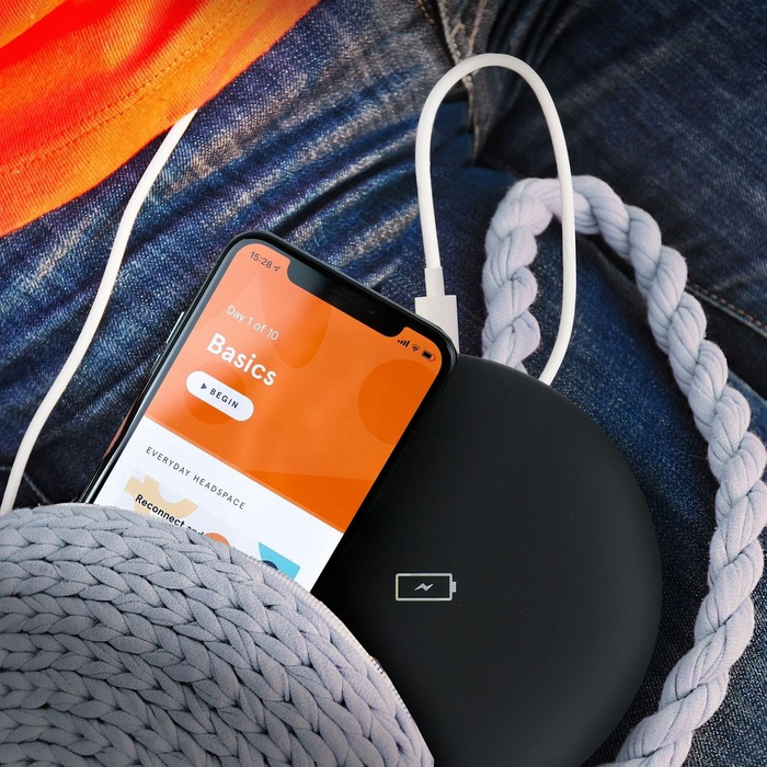 FORCELL F-ENERGY szybka ładowarka indukcyjna Qi QC 15W czarna