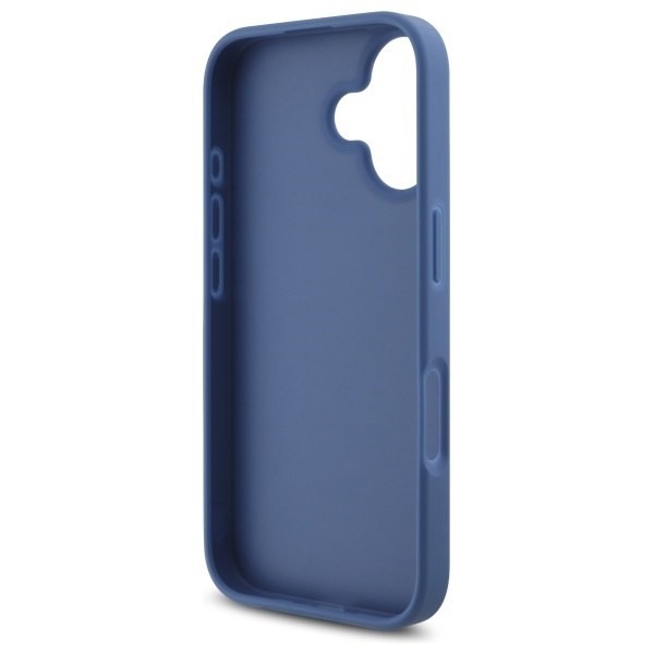 Etui Guess iPhone 16 6.1" niebieski/blue hardcase 4G Big Logo
