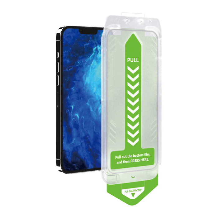 Szkło hartowane 9H z ramką montażową do iPhone 13 Pro Max Wozinsky Premium Glass - czarne