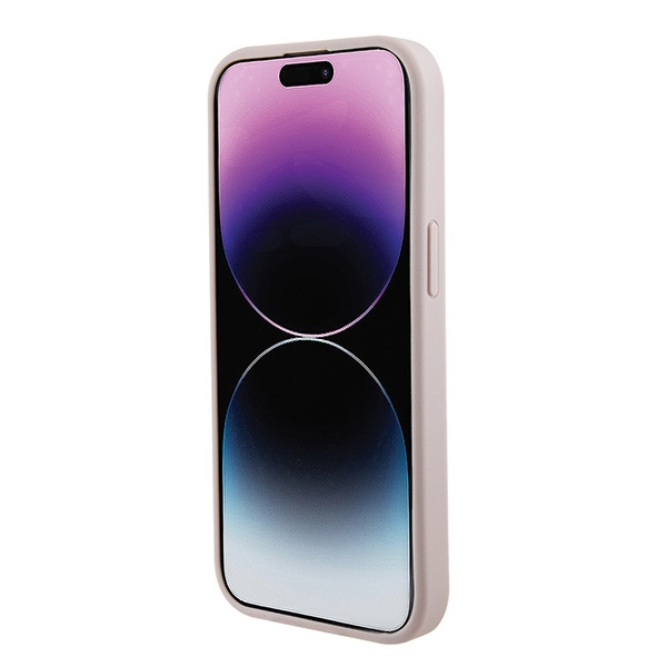 Etui Guess GUHMP15SPSAHMCP iPhone 15 6.1" różowy/pink hardcase Saffiano MagSafe Case