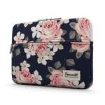 Etui CANVASLIFE Sleeve Laptop 13-14 Navy Rose Granatowe Case