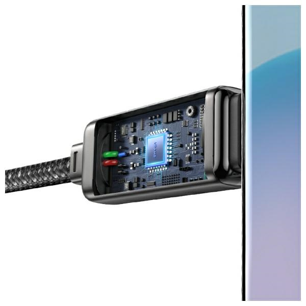 USAMS Kabel USB-C na USB-C 100W 1,2m      Zinc Alloy Fast Charging Data Cable Meteor Series SJ744USB01 (US-SJ744)