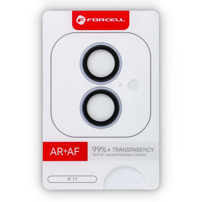 Szkło hartowane na aparat do iPhone 17 Forcell Premium jasnoniebieskie 0INT