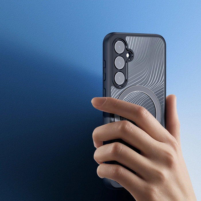 Etui Pancerne etui MagSafe Dux Ducis Aimo Mag do Samsung Galaxy S23 FE - czarne Case