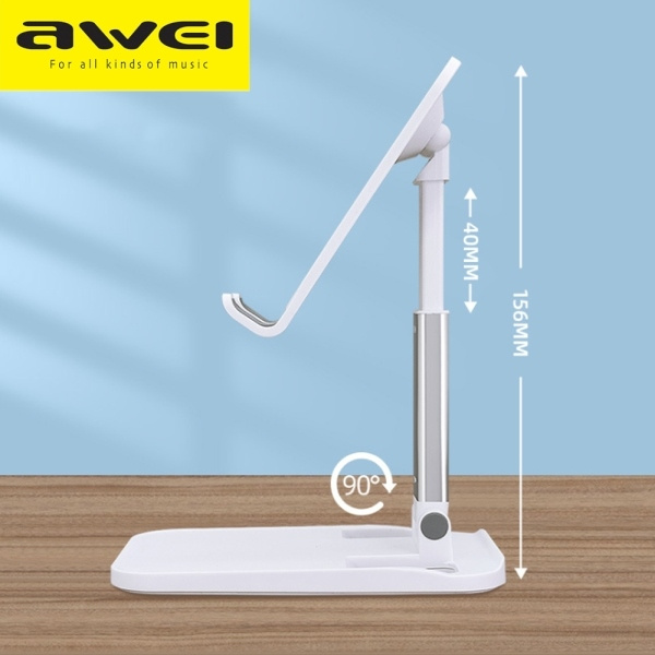 Uchwyt Biurkowy AWEI Na Telefon X11 Biały