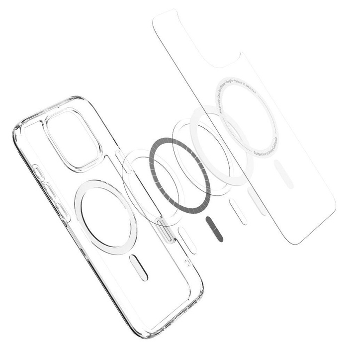 ETUI SPIGEN ULTRA HYBRID ”T” MAG MAGSAFE IPHONE 16 PRO WHITE