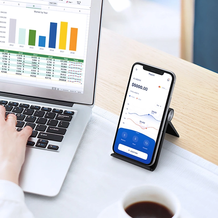 Podstawka na telefon UGREEN LP106 (czarna) 50747B