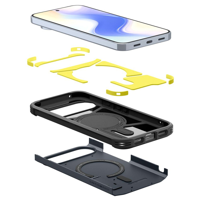 ETUI SPIGEN GOOGLE PIXEL 10 PRO XL TOUGH ARMOR MAG MAGSAFE METAL SLATE