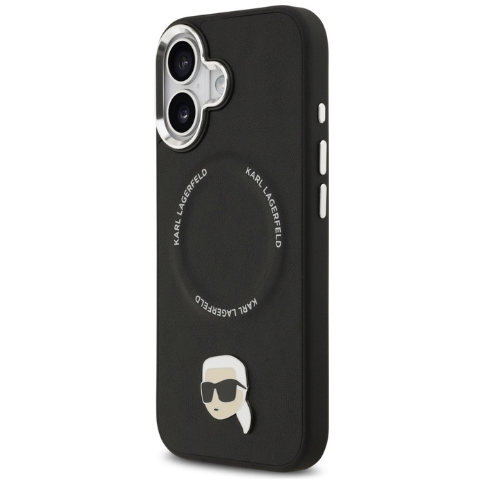 Etui Karl Lagerfeld Karl Pin MagSafe do  iPhone 17 czarny