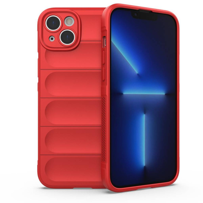 Etui Magic Shield Case Etui Do iPhone 14 Plus Elastyczny Pancerny Pokrowiec Czerwony Case