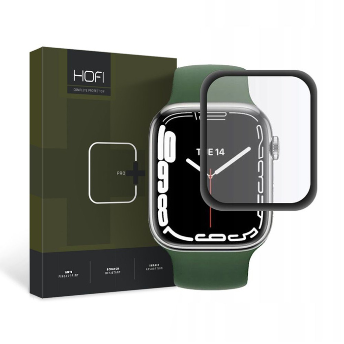 Szkło Hybrydowe HOFI Apple Watch 7 (41 MM) Hybrid Pro+ Black