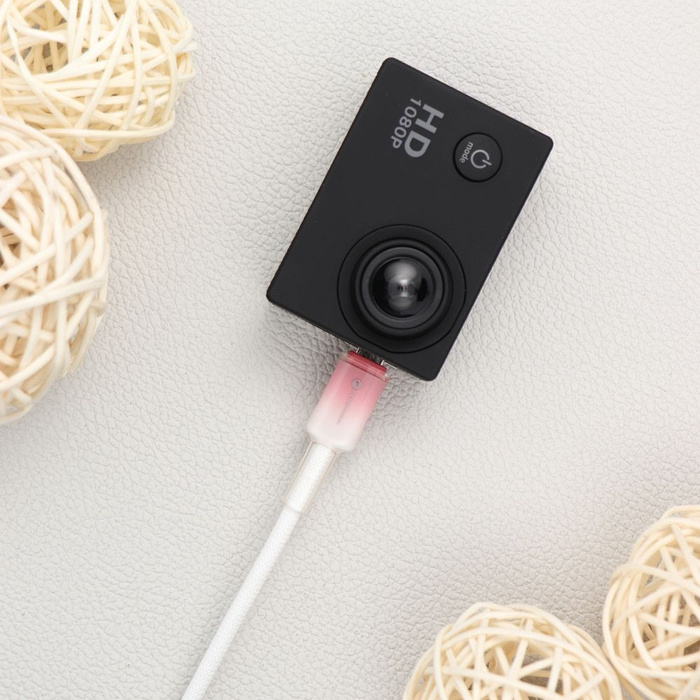 Kabel USB A do Micro USB Forcell F-Energy QC3.0 2,4A 18W Gradient 1 m C351 biały