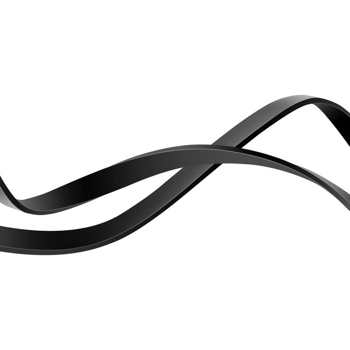 Baseus Bright Mirror 2 zwijany kabel przewód 3w1 USB Typ C - micro USB + Lightning + USB Typ C 3.5A 1.1m czarny (CAMJ010201)