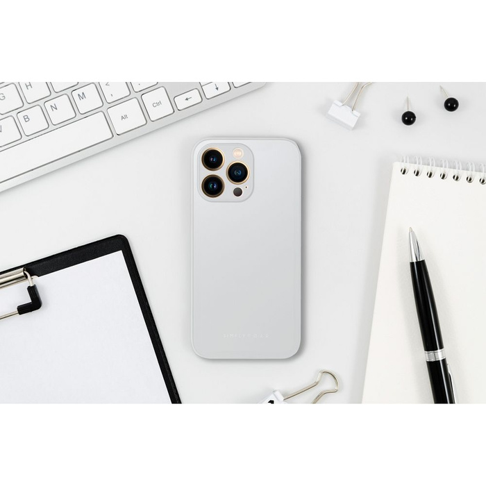 ROAR futerał MATTE GLASS do IPHONE 14 stalowy