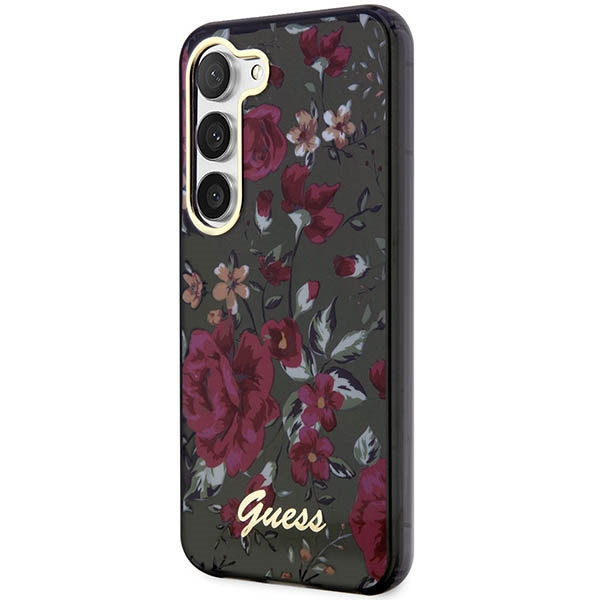 Etui Guess GUHCS23MHCFWSA S23 Plus S916 zielony/kaki hardcase Flower Collection Case
