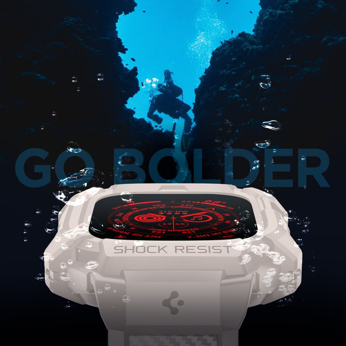 Pasek Spigen Rugged Armor ”pro” Apple Watch Ultra 1 / 2 (49 Mm) Dune Beige