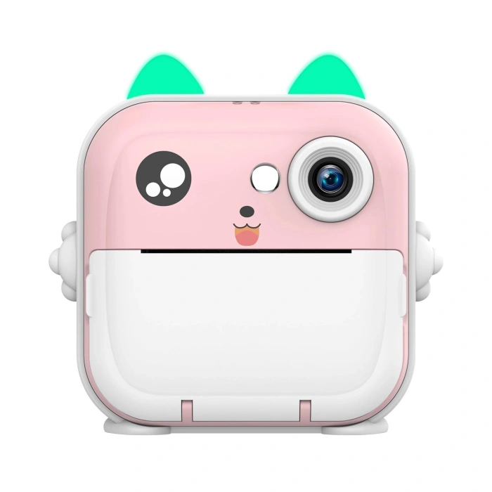 Aparat z drukarką termiczną Wozinsky WDT-01 kamera, dla dzieci - różowy