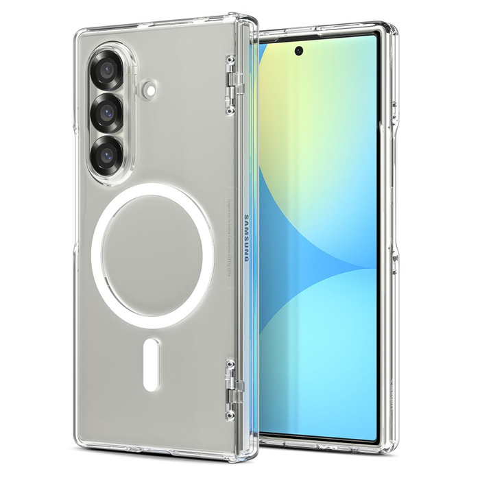 ETUI SPIGEN SAMSUNG GALAXY Z FOLD 7 ULTRA HYBRID PRO MAG MAGSAFE PRZEZROCZYSTE BIAŁE