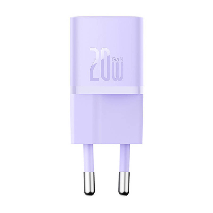 Mini ładowarka sieciowa Baseus GaN5  20W (fioletowa)