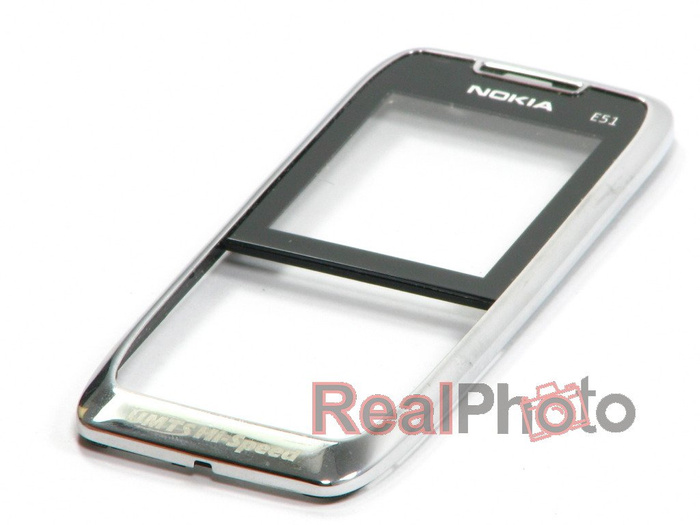 NOKIA E51 Obudowa Oryginał Komplet Srebrna Grade C