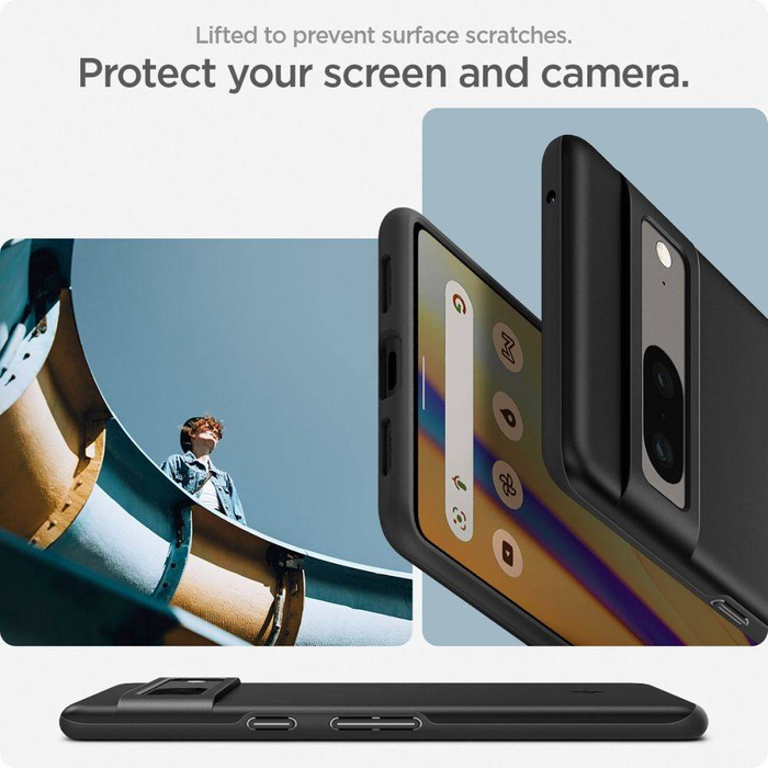 Etui Spigen Thin Fit Google Pixel 7 Etui Black