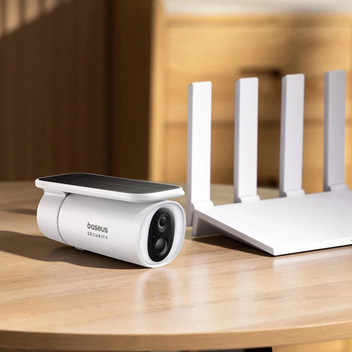 Zewnętrzna kamera Baseus Security S1 2K Biała