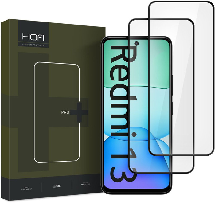 Szkło Hartowane Hofi Glass Pro+ 2-pack Xiaomi Redmi 13 Black