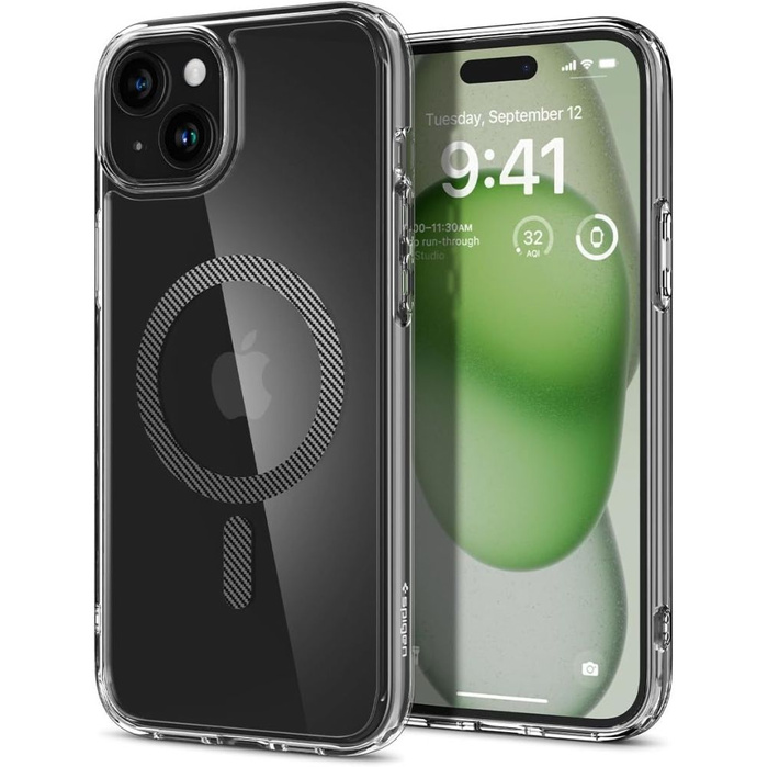 Etui Spigen Ultra Hybrid Mag Magsafe iPhone 15 Carbon Fiber Case