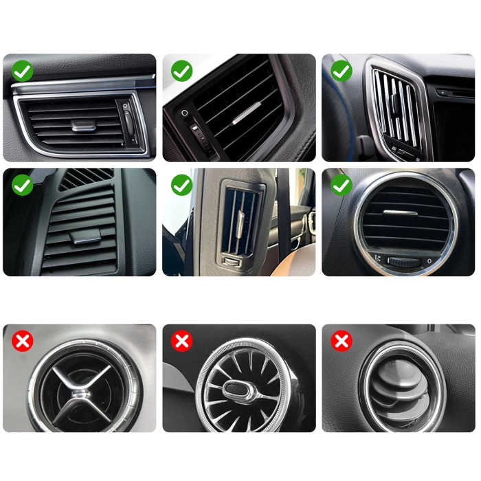 Uchwyt Joyroom JR-ZS392 na telefon grawitacyjny na kratkę nawiewu - czarny