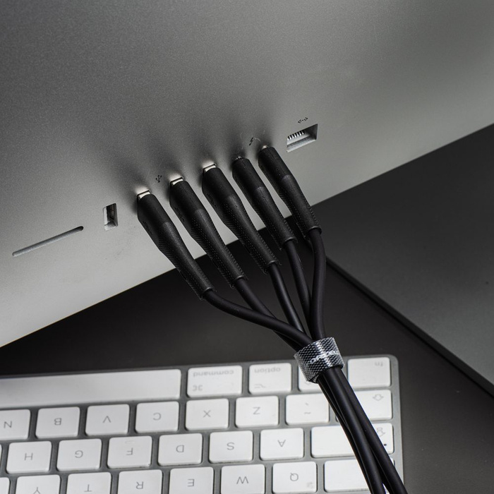 Kabel USB C do USB C Forcell F-Energy QC4.0 PD 3A 60W Silicone 1 m C344 czarny