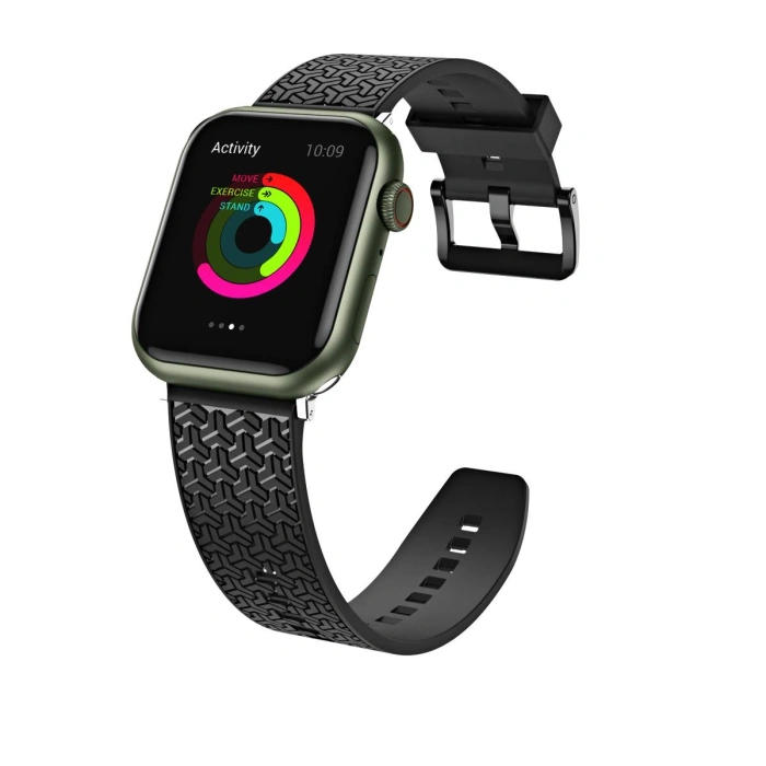 Pasek bransoleta do zegarka Watch Strap Y opaska do Apple Watch 42 / 44 / 45 mm - czarny