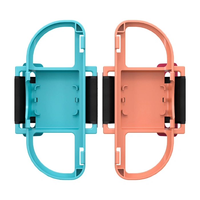 Pakiet akcesoriów rodzinnych 23 w 1 do konsoli Nintendo Switch 2 - zestaw pomarańczowy i niebieski