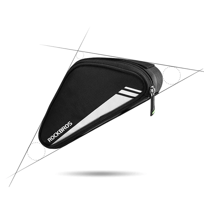 Torba Rockbros B55-BK rowerowa na ramę 0.7 l - czarna